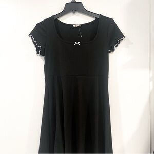 See You Monday Elegant Black Dress XL